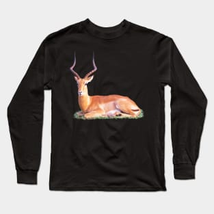 Impala a Antelope in Kenya / Africa Long Sleeve T-Shirt